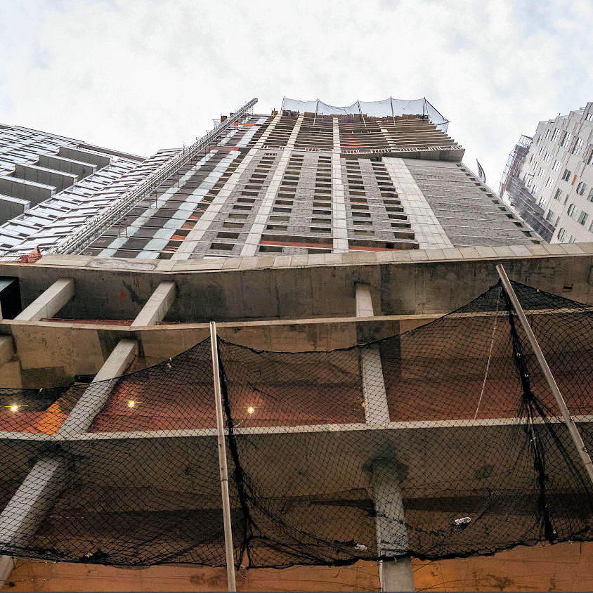 Courtyard and Residence Inn, 215 Pearl St. NYC, NY 10038 Elevator Installation